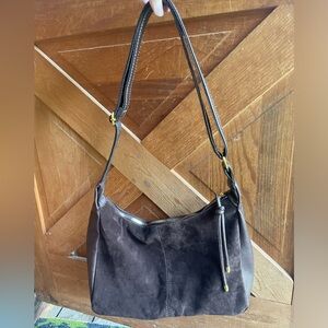 Cross-body suede Bag/purse BRAND NEW NWOT brown western style purse